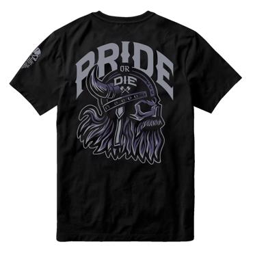 PRiDEorDiE brotherhood v2 T-Shirt -black